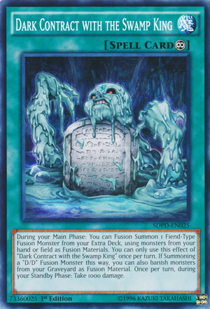 GFP2-EN160 - Dark Contract with the Swamp King - Ultra Rare - 1st Edition - NM