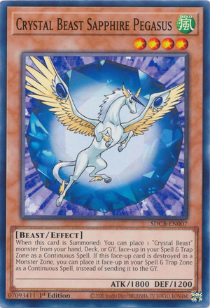 BLCR-EN053 - Crystal Beast Sapphire Pegasus - Ultra Rare - NM
