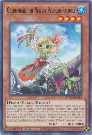 GFP2-EN094 - Goldenhair, the Newest Plunder Patroll - Ultra Rare - 1st Edition - NM