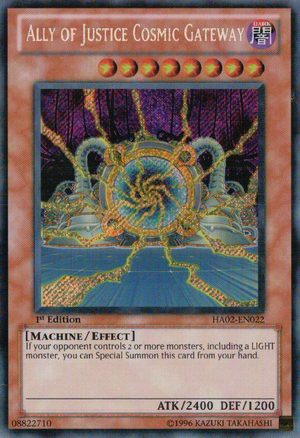 HAC1-EN084 - Ally of Justice Cosmic Gateway - Common - 1st Edition - NM