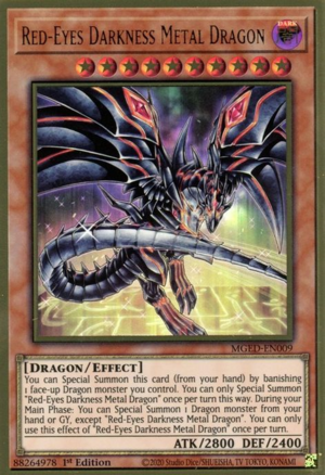 HAC1-EN017 - Red-Eyes Darkness Metal Dragon - Common - 1st Edition - NM