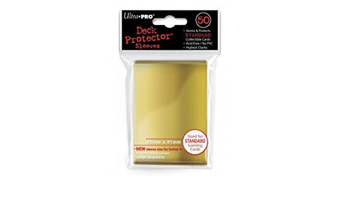 U.P. Deck Protector  Gold Metallic 50ct