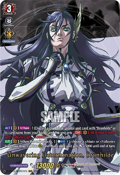 Unwavering Determination, Brunhilde (D-TB02/RGR01EN) [Record of Ragnarok]