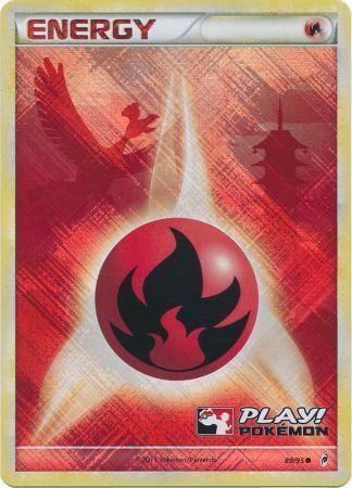 89/95 - Fire Energy -  Play Pokemon! Promo - NM