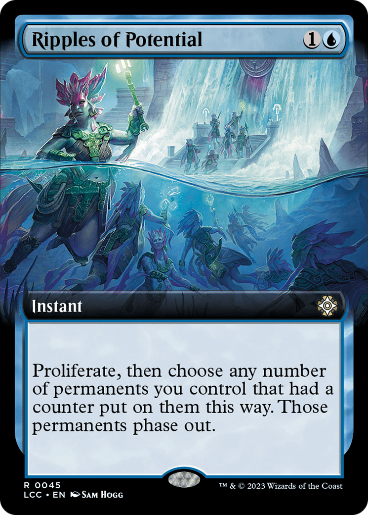 Ripples of Potential (Extended Art) [The Lost Caverns of Ixalan Commander]