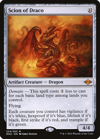 MH2-234- Scion of Draco- Non Foil - NM