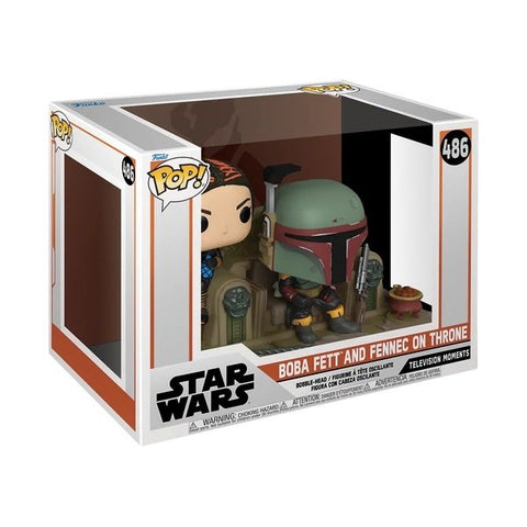 POP! - Star Wars - 486 - Boba Fett and Fennec on Throne - Figure