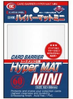 KMC Sleeves (60ct) - Small Size - Hyper Mat White