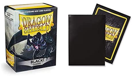 Dragon Shield - Standard Classic: Black - 100ct. Card Sleeves