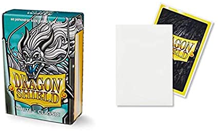 Dragon Shield - Japanese Matte: White - 60ct. Card Sleeves