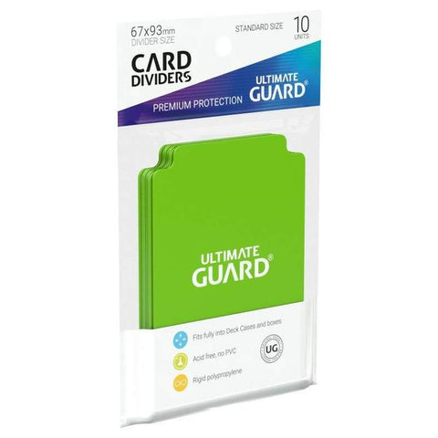 U.G. Card Dividers - Light Green