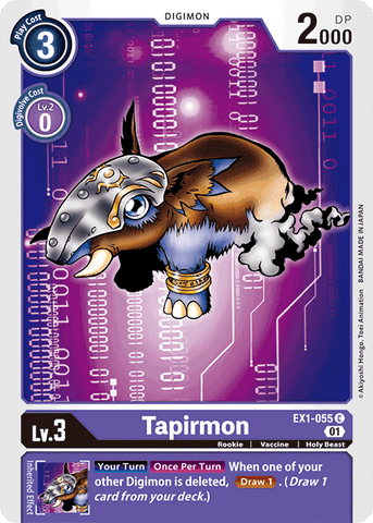 EX1-055 - Tapirmon- C - NM