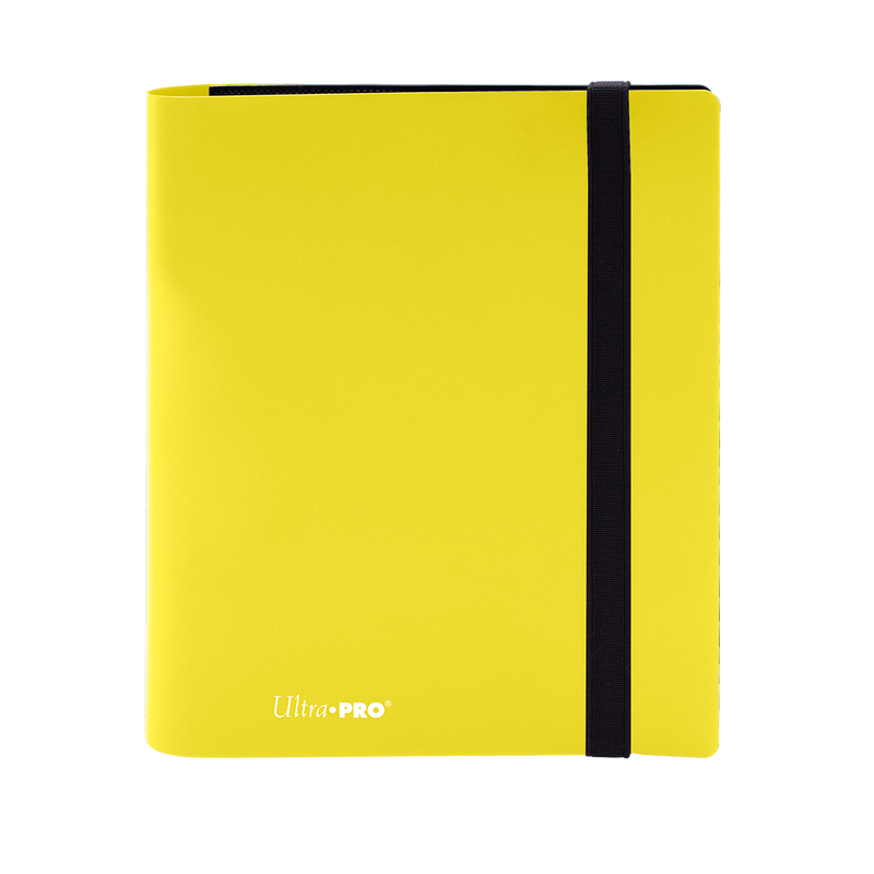 Ultra PRO: 4-Pocket PRO-Binder - Eclipse (Lemon Yellow)