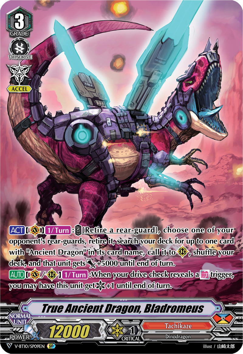 True Ancient Dragon, Bladromeus (V-BT10/SP09EN) [Phantom Dragon Aeon]