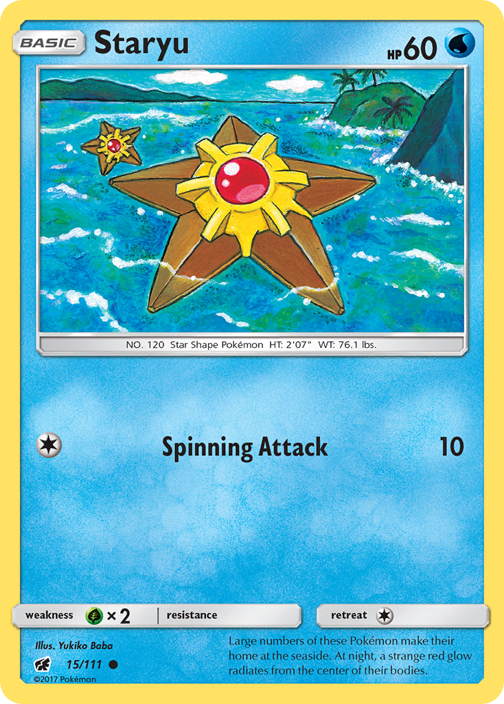 Staryu (15/111) [Sun & Moon: Crimson Invasion]