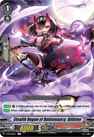 Stealth Rogue of Ophiomancy, Ujihime (V-BT11/051EN) [Storm of the Blue Cavalry]