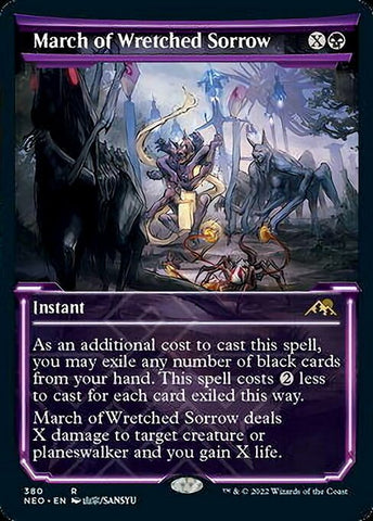 NEO-380 - March of Wretched Sorrow - Non Foil  - NM