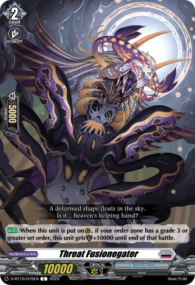 Threat Fusionegater (D-BT10/075EN) [Dragon Masquerade]