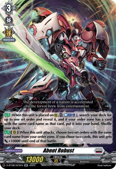 Abent Robust (D-BT08/023EN) [Minerva Rising]