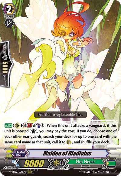 Maiden of Gladiolus (V-SS09/166EN) [Revival Selection]