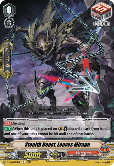 Stealth Beast, Leaves Mirage (D-PV01/275EN) [D-PV01: History Collection]