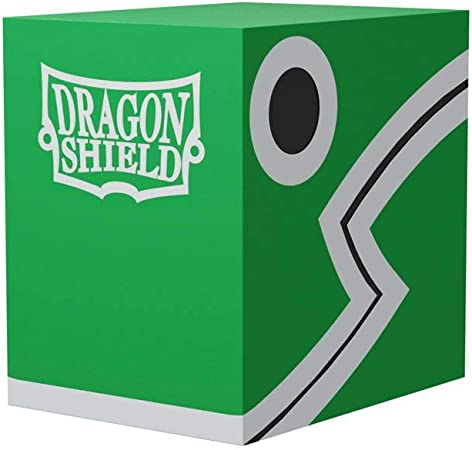 Dragon Shield - Deck Shell: Green/Black - 100+ Deck Box