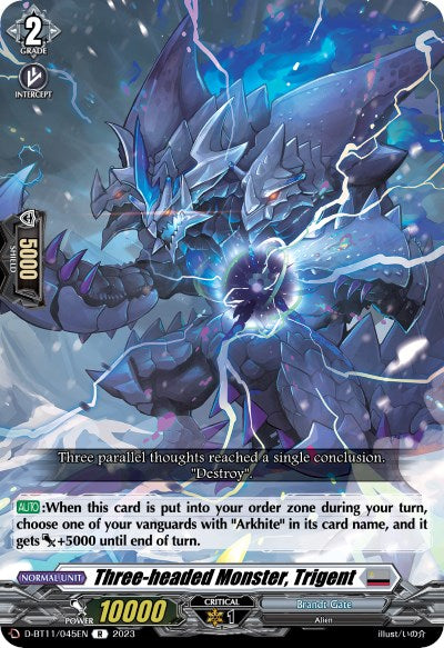 Three-headed Monster, Trigent (D-BT11/045EN) [Clash of the Heroes]