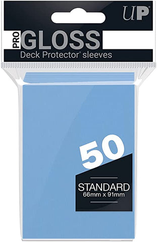 U.P. 50ct Standard Deck Protector Light Blue
