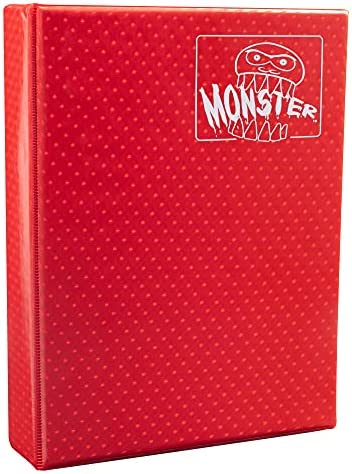 Monster Mega Binder Protectors 9 Pocket - Holo Red