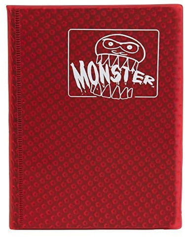 Monster Binder Protectors 9 Pocket - Holo Red