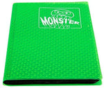Monster Binder Protectors 4 Pocket - Holo Green