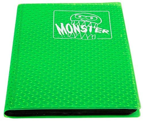 Monster Binder Protectors 9 Pocket - Holo Green