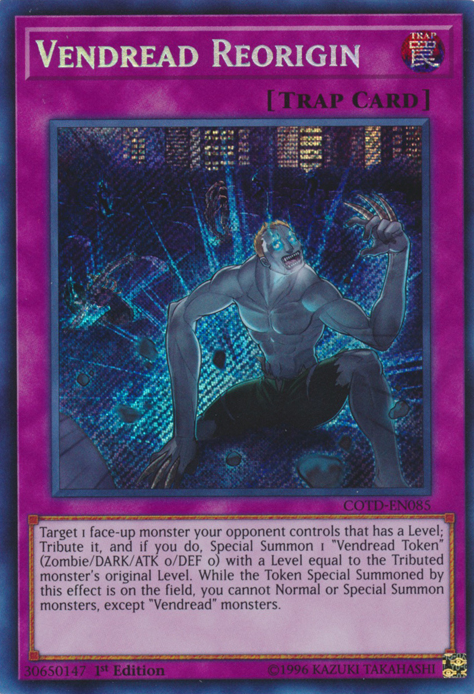 Vendread Reorigin [COTD-EN085] Secret Rare