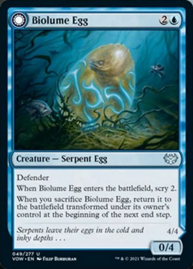 VOW-049 - Biolume Egg // Biolume Serpent - Non Foil - NM