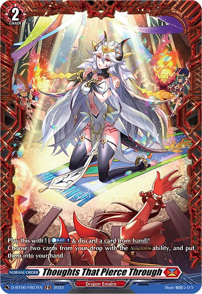 Thoughts That Pierce Through (D-BT06/FR07EN) [Blazing Dragon Reborn]