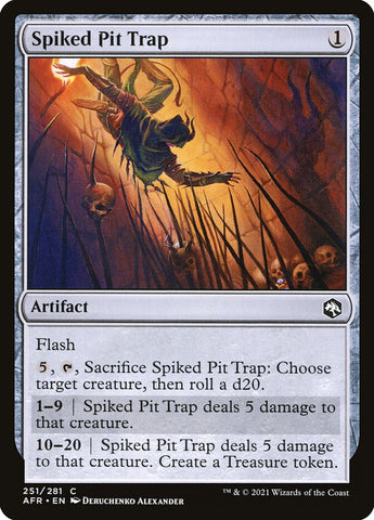 AFR-251 - Spiked Pit Trap - Non Foil - NM