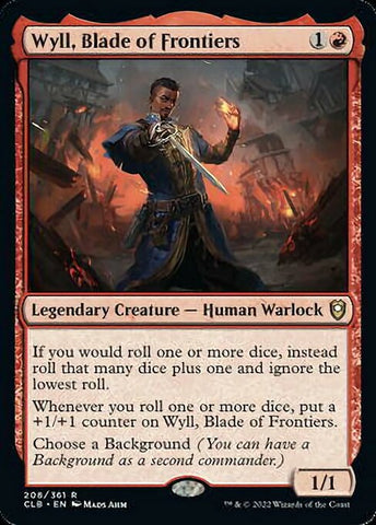 CLB-208 - Wyll, Blade of Frontiers - Non Foil  - NM