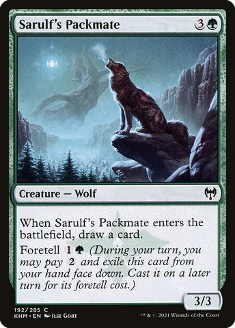 KHM-192 - Sarulf's Packmate - Non Foil - NM