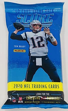 2020 SCORE NFL 40 Card Hanger Pack