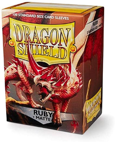 Dragon Shield - Standard Matte: Ruby - 100ct. Card Sleeves