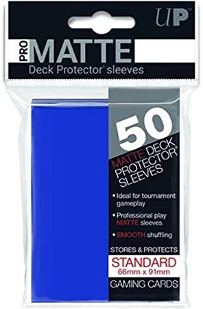 U.P. 50ct Standard Deck Protector Pro-Matte Blue