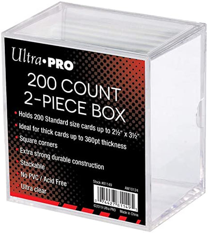 U.P. 200 Count 2pc Plastic Box