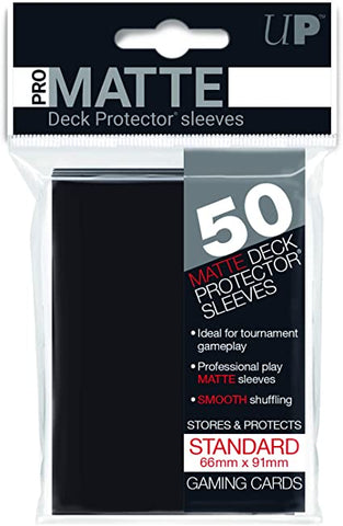 U.P. 50ct Standard Deck Protector Black