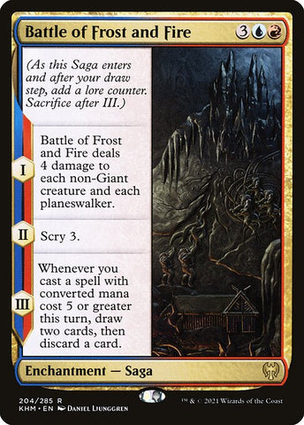 KHM-204 - Battle of Frost and Fire - Non Foil - NM