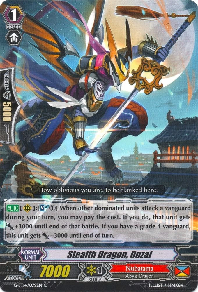 Stealth Dragon, Ouzai (G-BT14/079EN) [Divine Dragon Apocrypha]