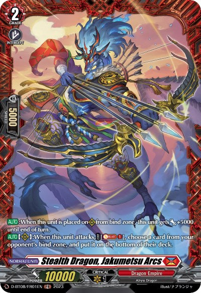 Stealth Dragon, Jakumetsu Arcs (D-BT08/FR01EN) [Minerva Rising]