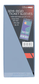 Ultra PRO: Semi Rigid Ticket Sleeves (50ct)