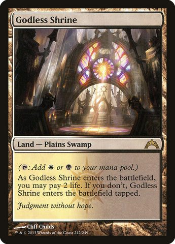 GTC-242 - Godless Shrine -Non- Foil  - NM