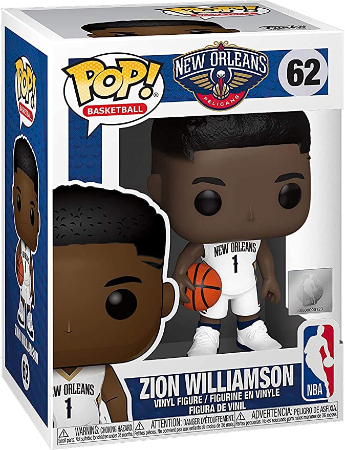 POP - Zion Williams White Jersey -