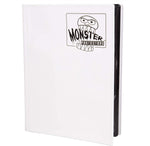 9 Pocket Mega Monster Matte White Binder (720)